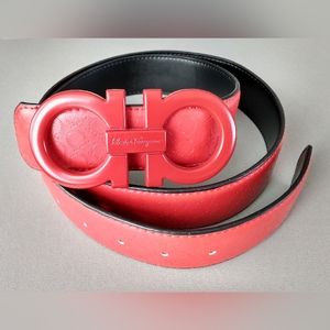 Salvatore Ferragamo reversible belt NWOT